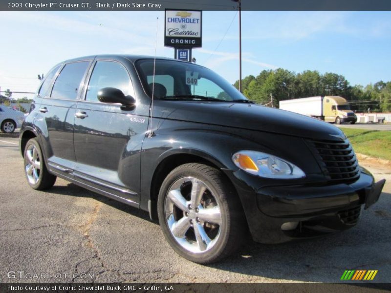 Black / Dark Slate Gray 2003 Chrysler PT Cruiser GT