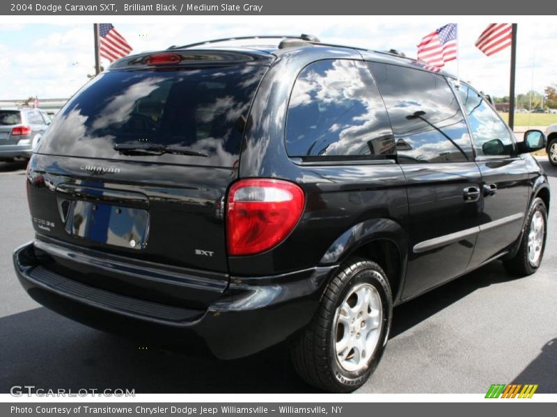 Brilliant Black / Medium Slate Gray 2004 Dodge Caravan SXT