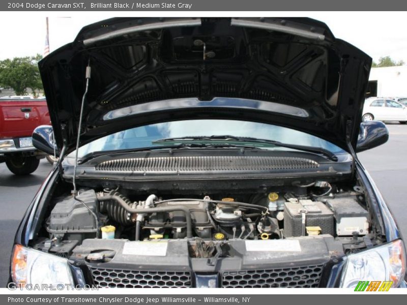 Brilliant Black / Medium Slate Gray 2004 Dodge Caravan SXT