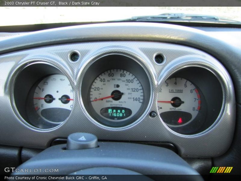 Black / Dark Slate Gray 2003 Chrysler PT Cruiser GT