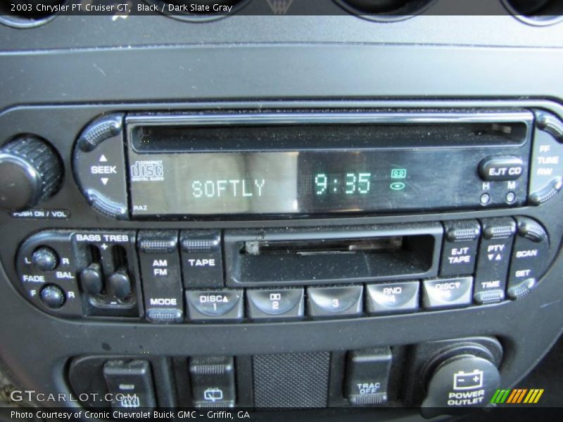 Black / Dark Slate Gray 2003 Chrysler PT Cruiser GT