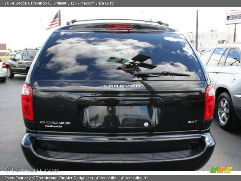 Brilliant Black / Medium Slate Gray 2004 Dodge Caravan SXT