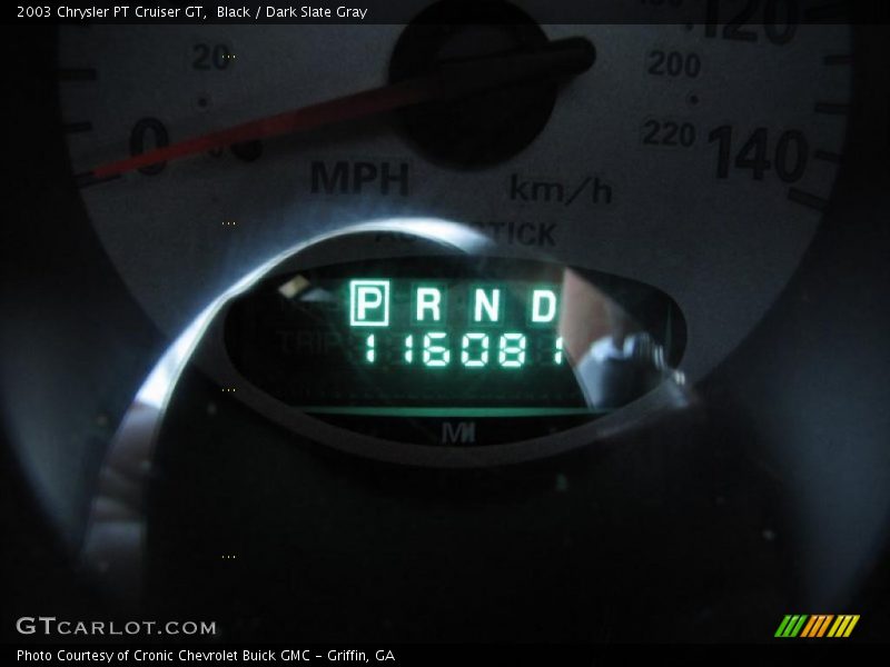 Black / Dark Slate Gray 2003 Chrysler PT Cruiser GT