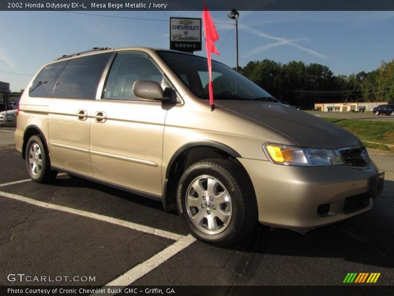 Mesa Beige Metallic / Ivory 2002 Honda Odyssey EX-L