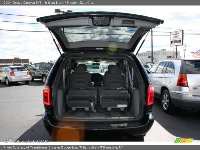 Brilliant Black / Medium Slate Gray 2004 Dodge Caravan SXT