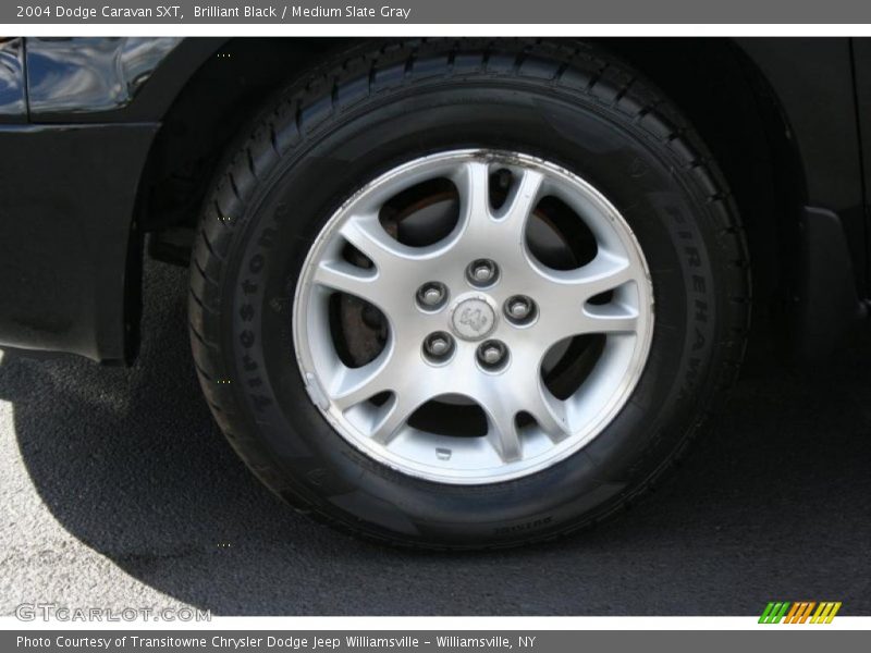 Brilliant Black / Medium Slate Gray 2004 Dodge Caravan SXT
