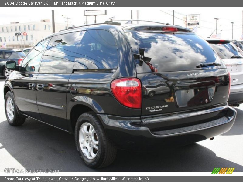 Brilliant Black / Medium Slate Gray 2004 Dodge Caravan SXT