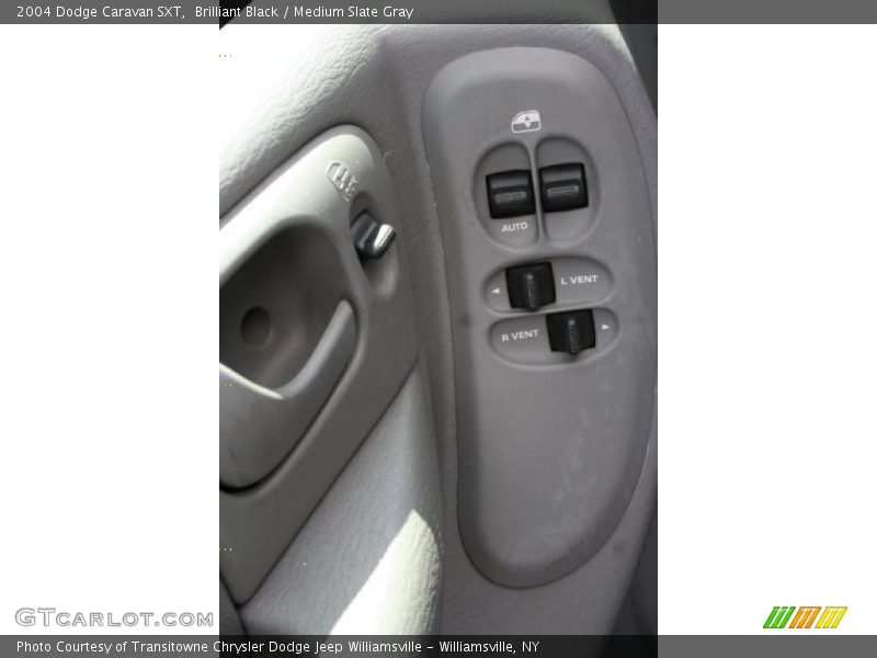 Brilliant Black / Medium Slate Gray 2004 Dodge Caravan SXT