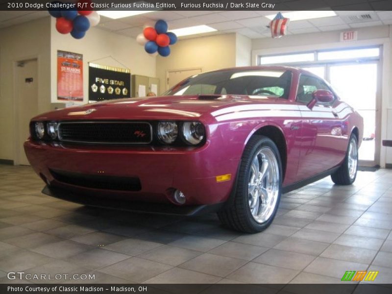 Furious Fuchsia / Dark Slate Gray 2010 Dodge Challenger R/T Classic Furious Fuchsia Edition