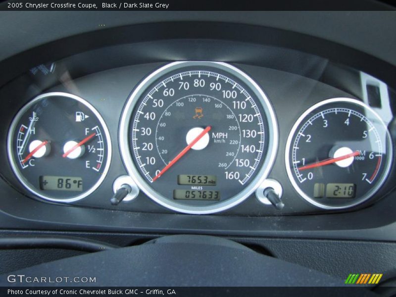 Black / Dark Slate Grey 2005 Chrysler Crossfire Coupe