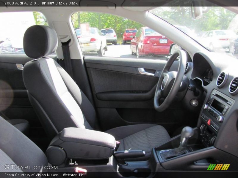 Brilliant Black / Black 2008 Audi A3 2.0T