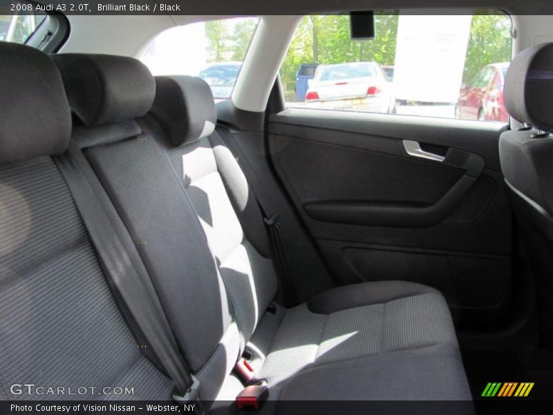 Brilliant Black / Black 2008 Audi A3 2.0T