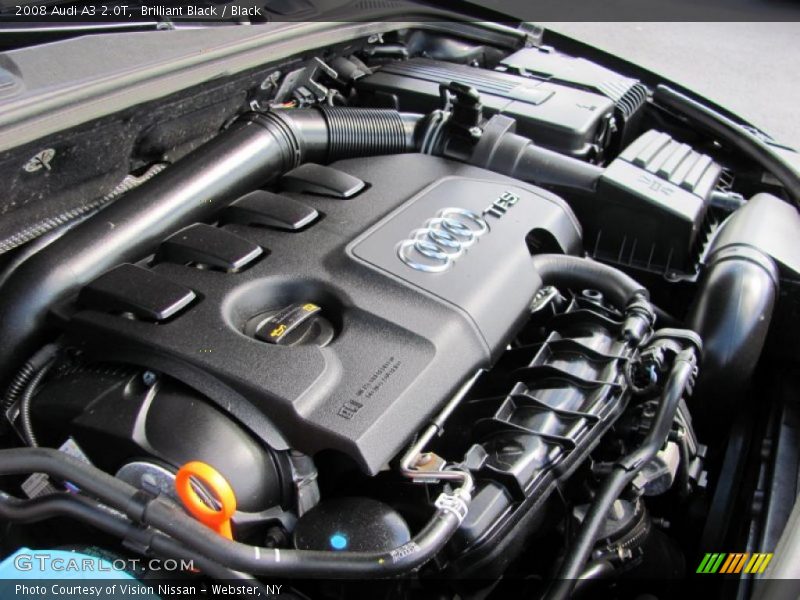 Brilliant Black / Black 2008 Audi A3 2.0T