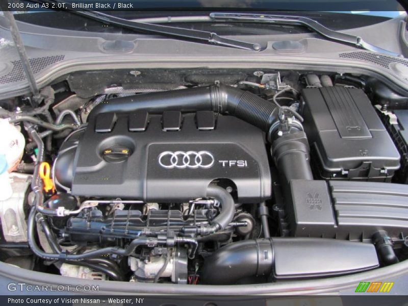 Brilliant Black / Black 2008 Audi A3 2.0T