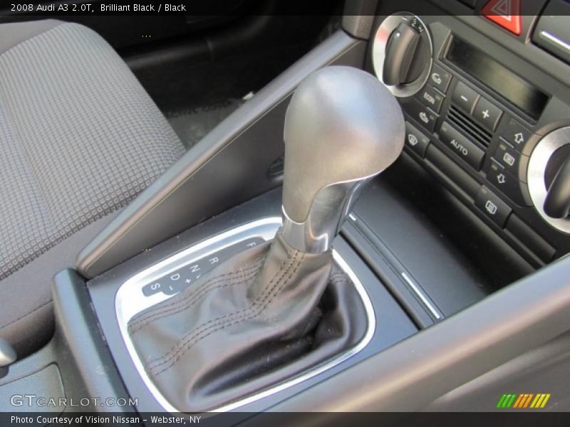Brilliant Black / Black 2008 Audi A3 2.0T
