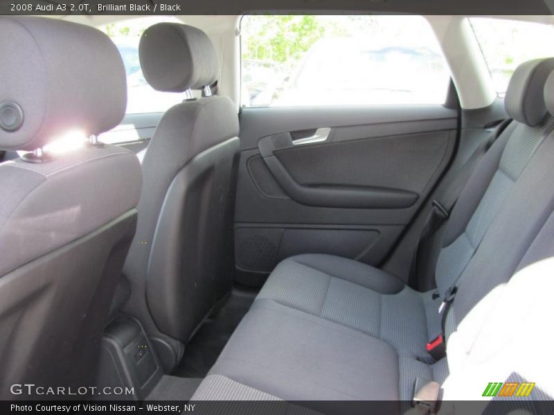Brilliant Black / Black 2008 Audi A3 2.0T