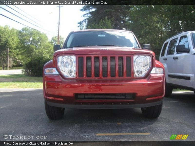 Inferno Red Crystal Pearl / Dark Slate Gray 2010 Jeep Liberty Sport 4x4