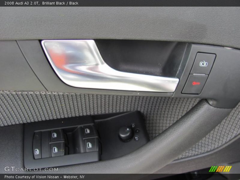 Brilliant Black / Black 2008 Audi A3 2.0T