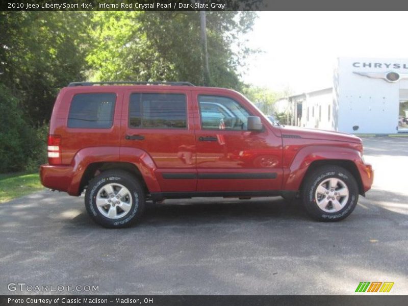 Inferno Red Crystal Pearl / Dark Slate Gray 2010 Jeep Liberty Sport 4x4