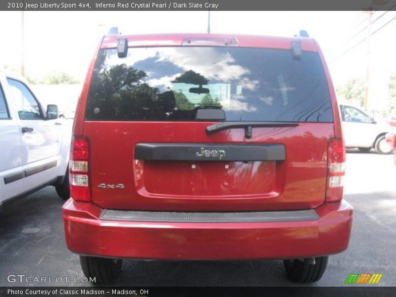 Inferno Red Crystal Pearl / Dark Slate Gray 2010 Jeep Liberty Sport 4x4