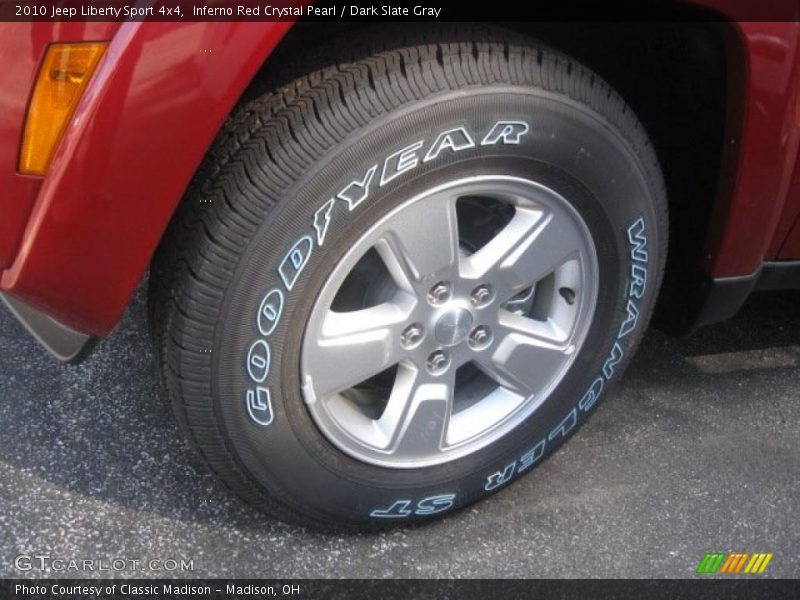 Inferno Red Crystal Pearl / Dark Slate Gray 2010 Jeep Liberty Sport 4x4