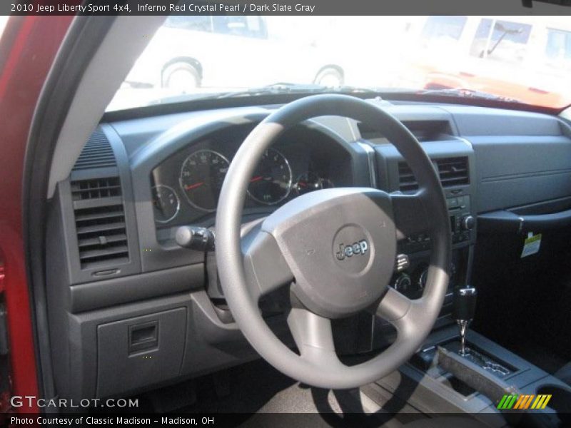 Inferno Red Crystal Pearl / Dark Slate Gray 2010 Jeep Liberty Sport 4x4