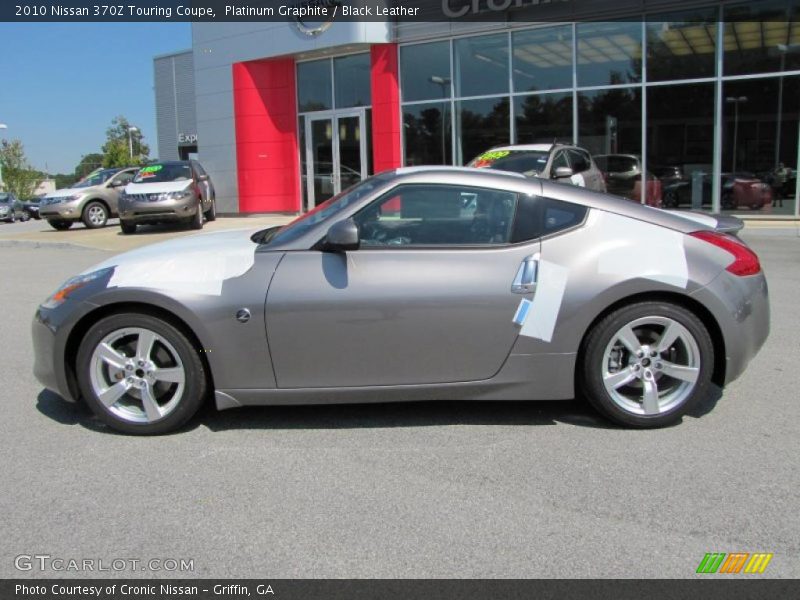 Platinum Graphite / Black Leather 2010 Nissan 370Z Touring Coupe
