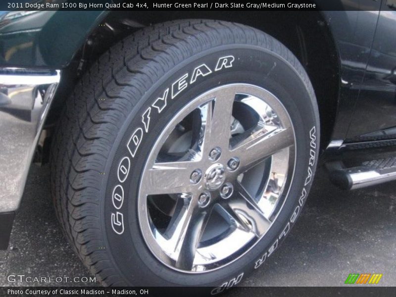 Hunter Green Pearl / Dark Slate Gray/Medium Graystone 2011 Dodge Ram 1500 Big Horn Quad Cab 4x4