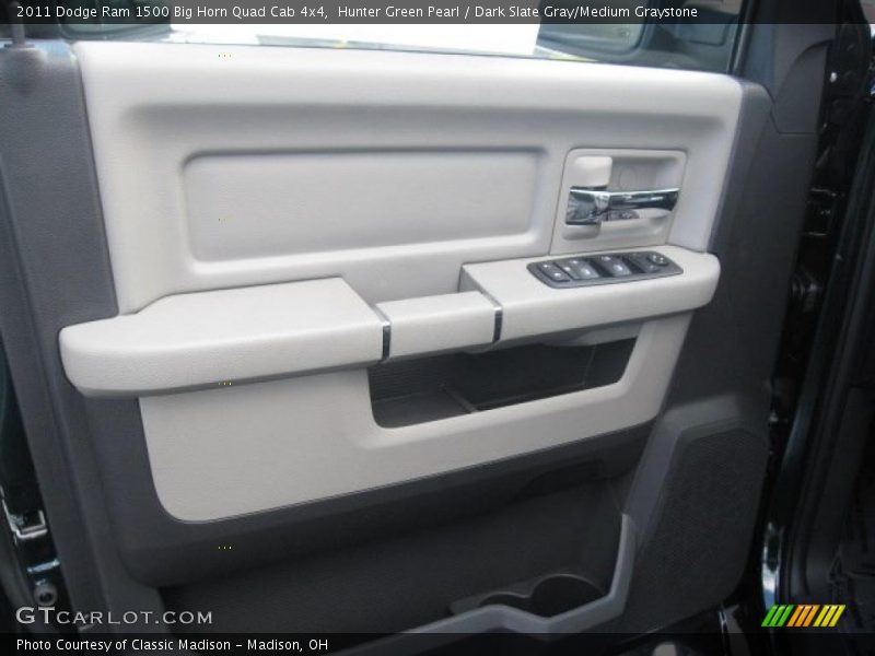 Hunter Green Pearl / Dark Slate Gray/Medium Graystone 2011 Dodge Ram 1500 Big Horn Quad Cab 4x4