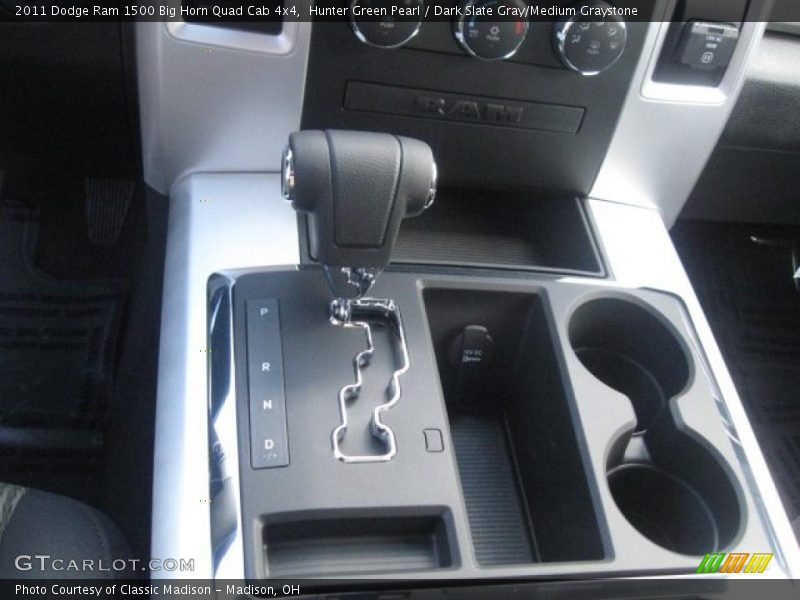 Hunter Green Pearl / Dark Slate Gray/Medium Graystone 2011 Dodge Ram 1500 Big Horn Quad Cab 4x4