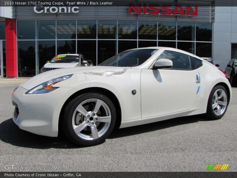Pearl White / Black Leather 2010 Nissan 370Z Touring Coupe