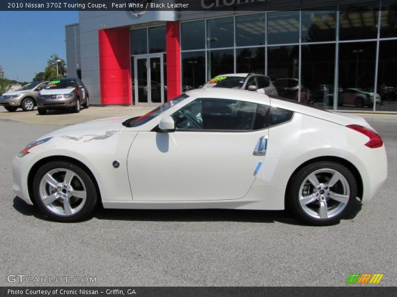 Pearl White / Black Leather 2010 Nissan 370Z Touring Coupe