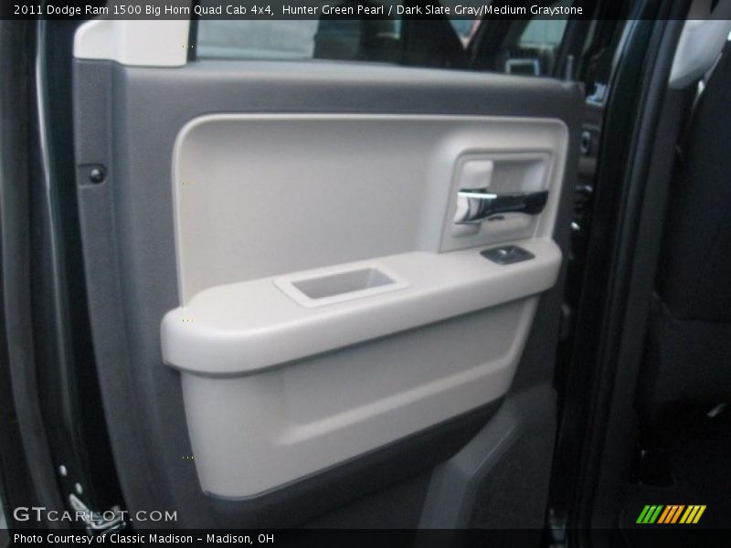 Hunter Green Pearl / Dark Slate Gray/Medium Graystone 2011 Dodge Ram 1500 Big Horn Quad Cab 4x4