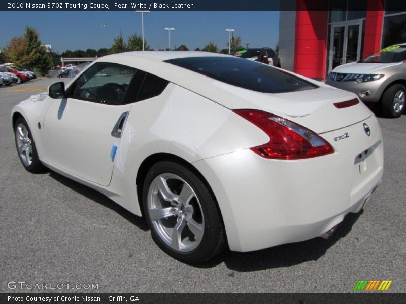Pearl White / Black Leather 2010 Nissan 370Z Touring Coupe