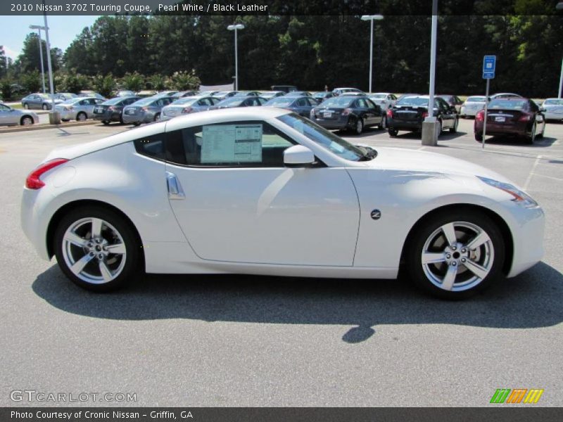 Pearl White / Black Leather 2010 Nissan 370Z Touring Coupe