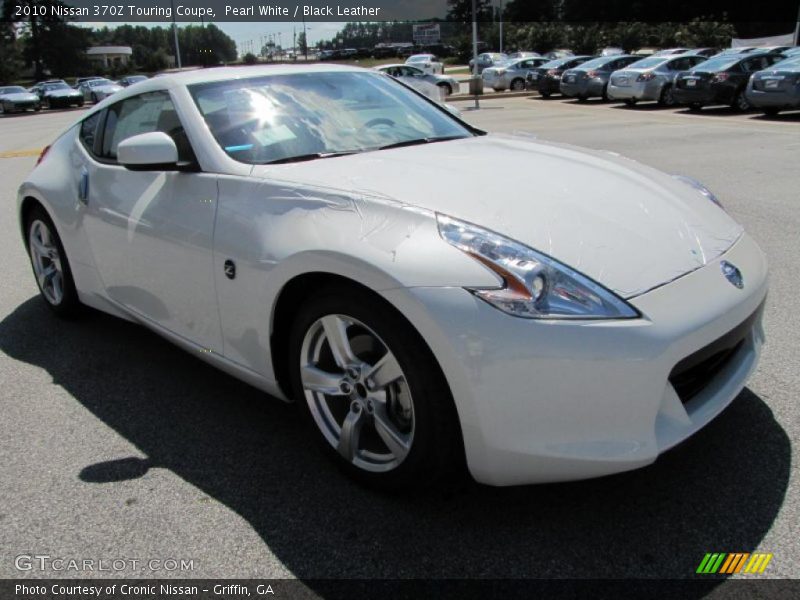 Pearl White / Black Leather 2010 Nissan 370Z Touring Coupe