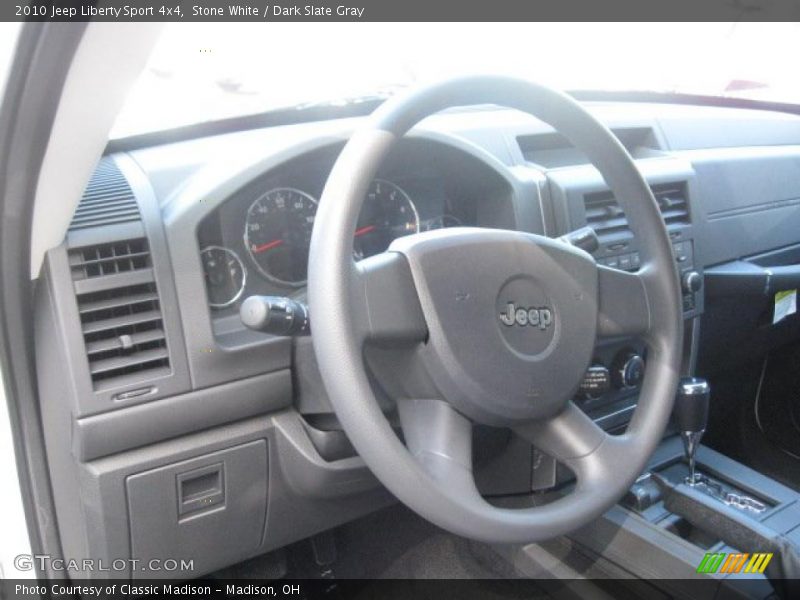 Stone White / Dark Slate Gray 2010 Jeep Liberty Sport 4x4