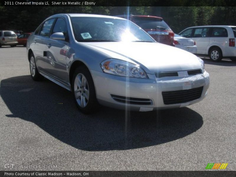 Silver Ice Metallic / Ebony 2011 Chevrolet Impala LS