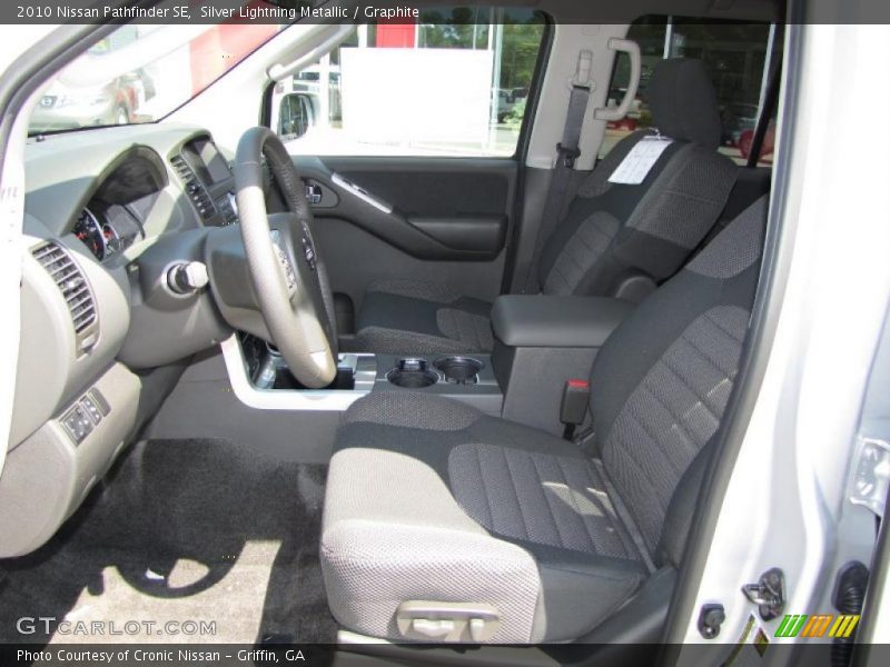 Silver Lightning Metallic / Graphite 2010 Nissan Pathfinder SE