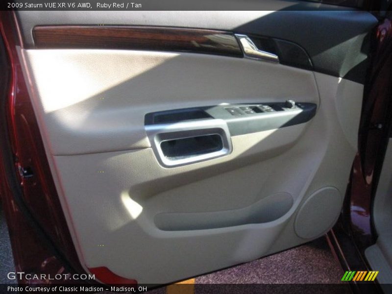 Ruby Red / Tan 2009 Saturn VUE XR V6 AWD