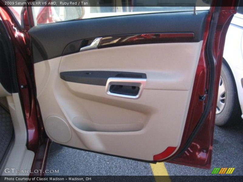 Ruby Red / Tan 2009 Saturn VUE XR V6 AWD