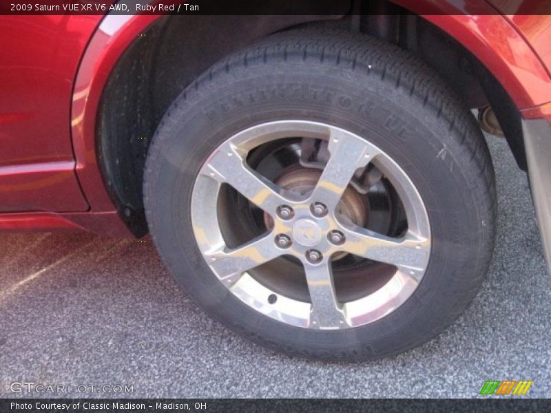 Ruby Red / Tan 2009 Saturn VUE XR V6 AWD