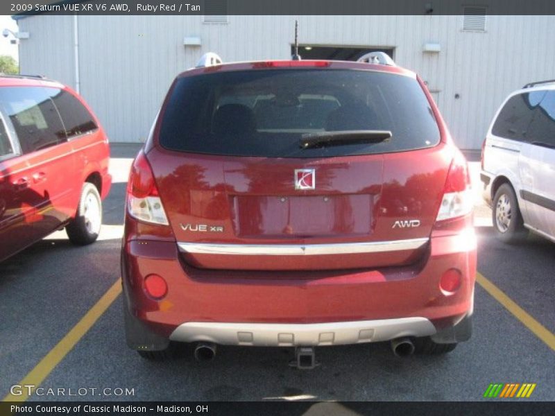 Ruby Red / Tan 2009 Saturn VUE XR V6 AWD