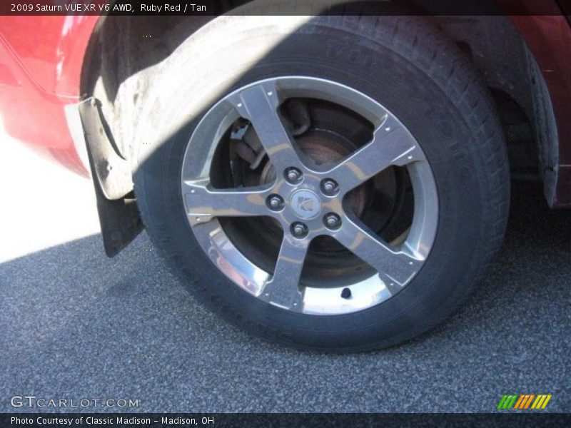 Ruby Red / Tan 2009 Saturn VUE XR V6 AWD