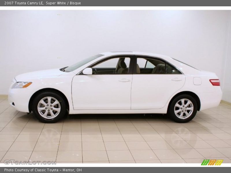 Super White / Bisque 2007 Toyota Camry LE