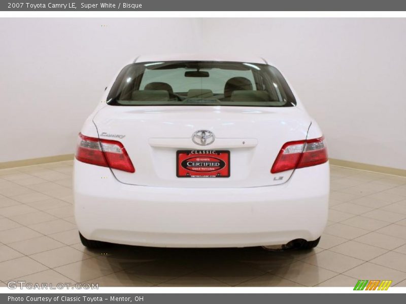 Super White / Bisque 2007 Toyota Camry LE
