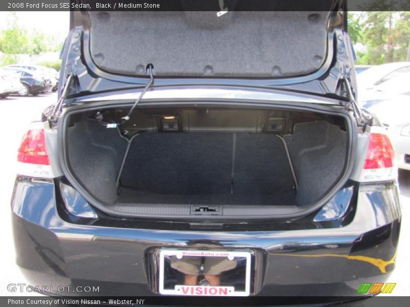 Black / Medium Stone 2008 Ford Focus SES Sedan