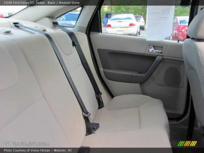 Black / Medium Stone 2008 Ford Focus SES Sedan