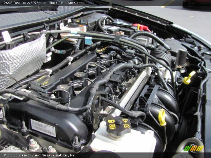 Black / Medium Stone 2008 Ford Focus SES Sedan