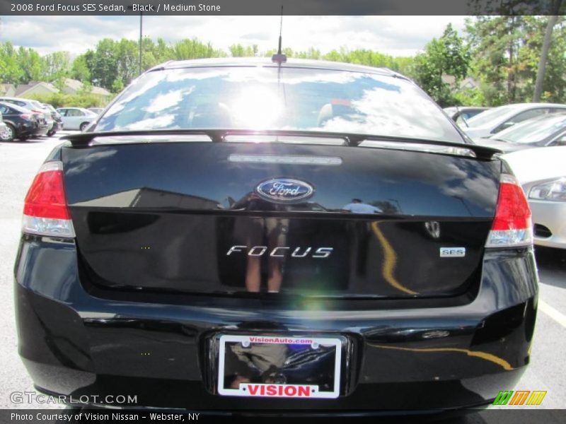Black / Medium Stone 2008 Ford Focus SES Sedan